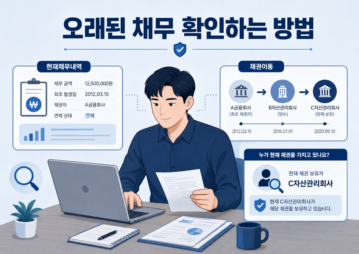 오래된 채무 확인하는 방법 대표 이미지