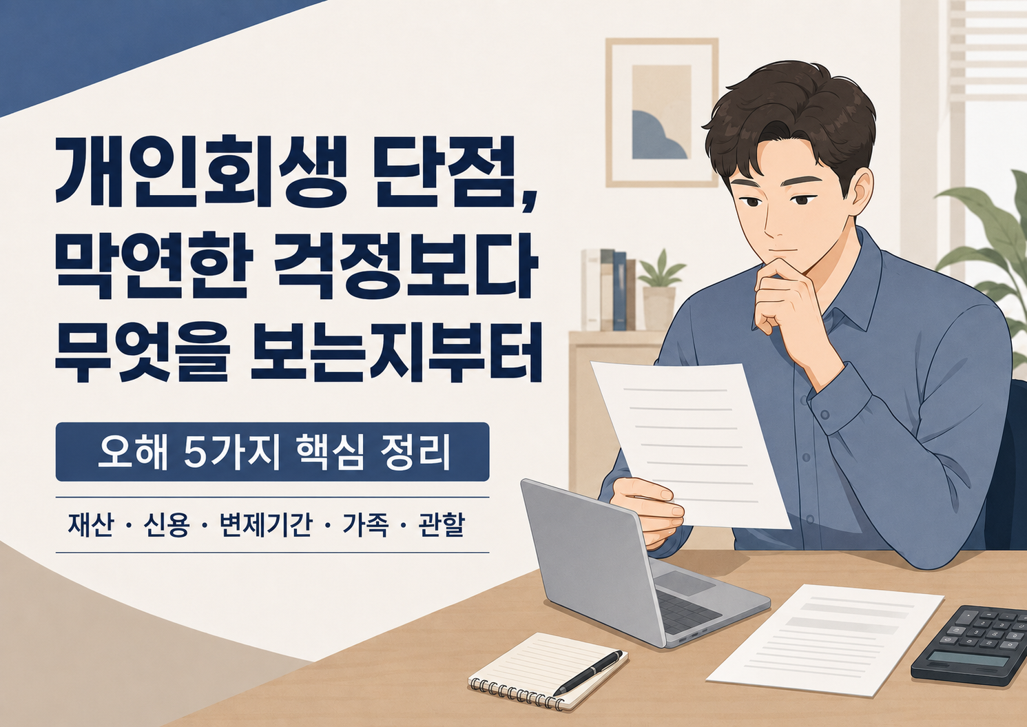 개인회생 단점, 어디까지 사실일까? 2026년 기준으로 다시 보는 핵심 변화 5가지 대표 이미지