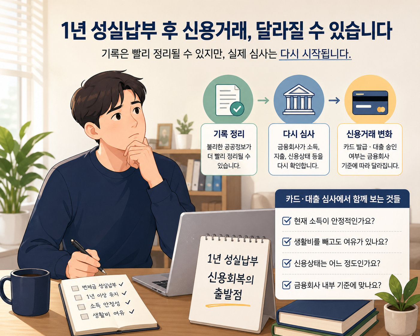 개인회생 변제금 1년 성실납부 후 신용거래는 어떻게 달라질까 대표 이미지