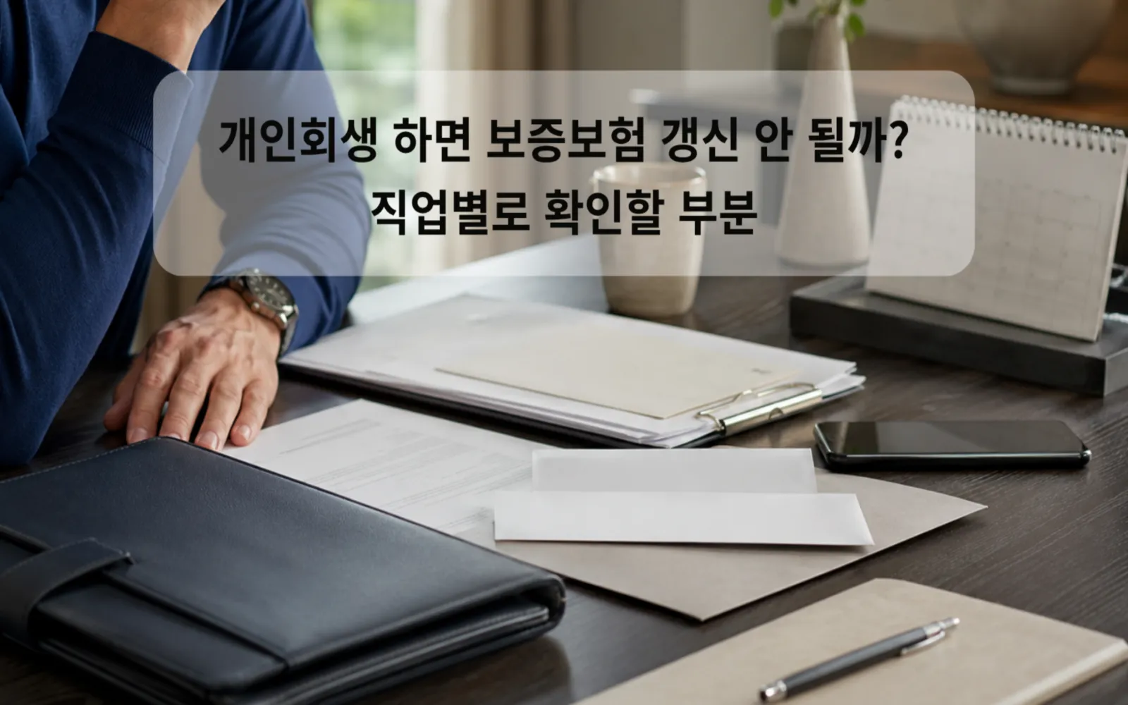 개인회생 하면 보증보험 갱신 안 될까? 먼저 확인할 기준 대표 이미지